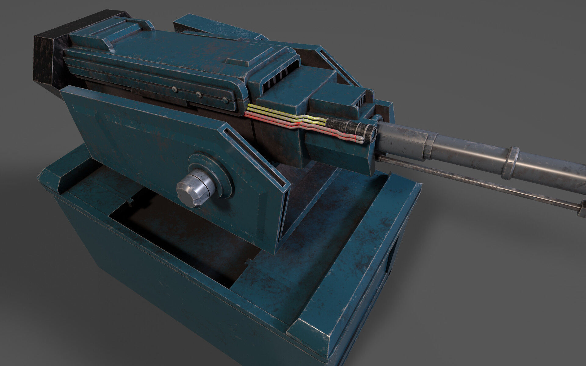 robocop Low-poly 3D model_3