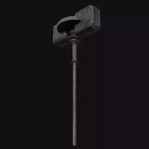 Legendary 3D Model of the Mighty Thors Hammer Mjolnir