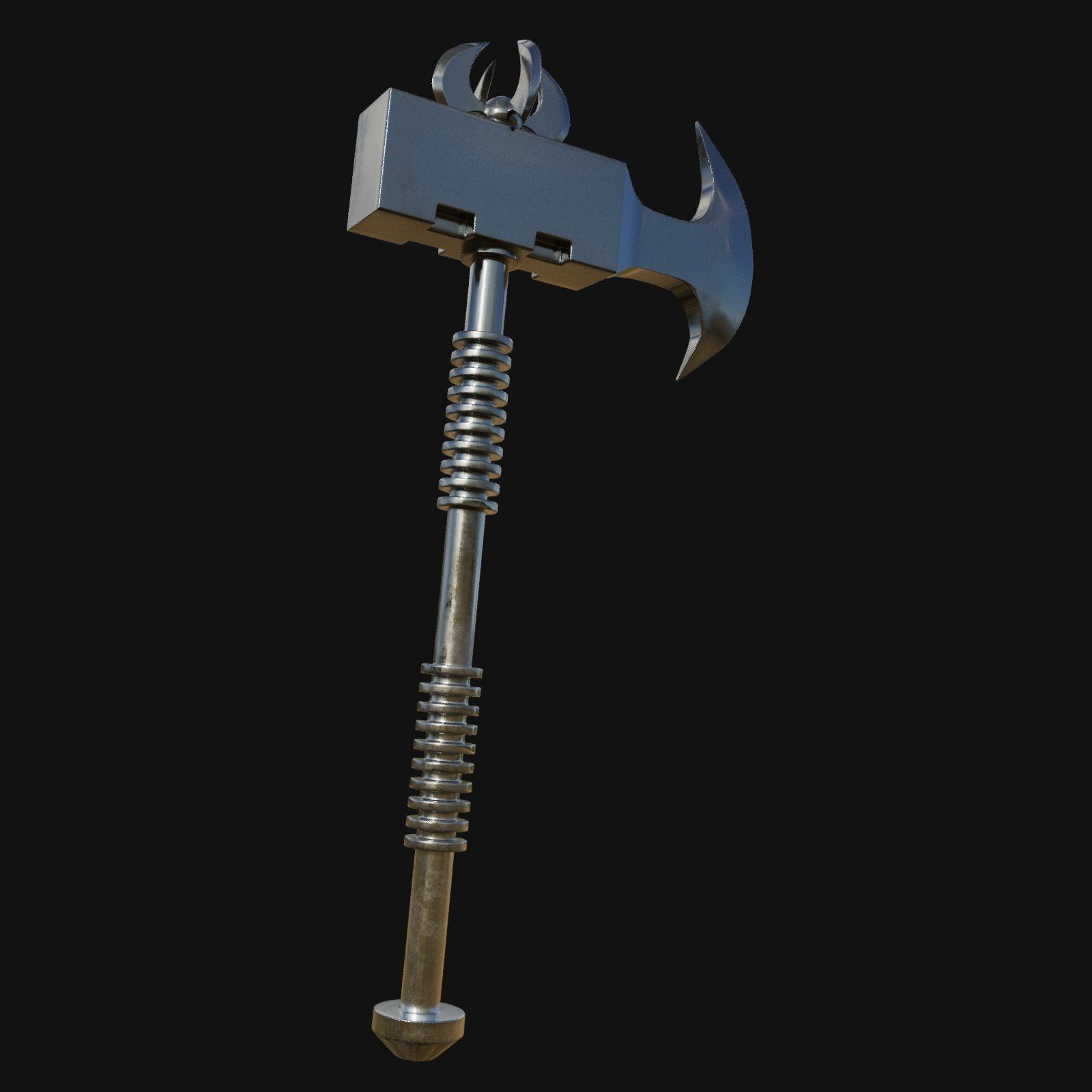 Professional Grade 3D Model of Carpenters Framing Hammer 3D model_5