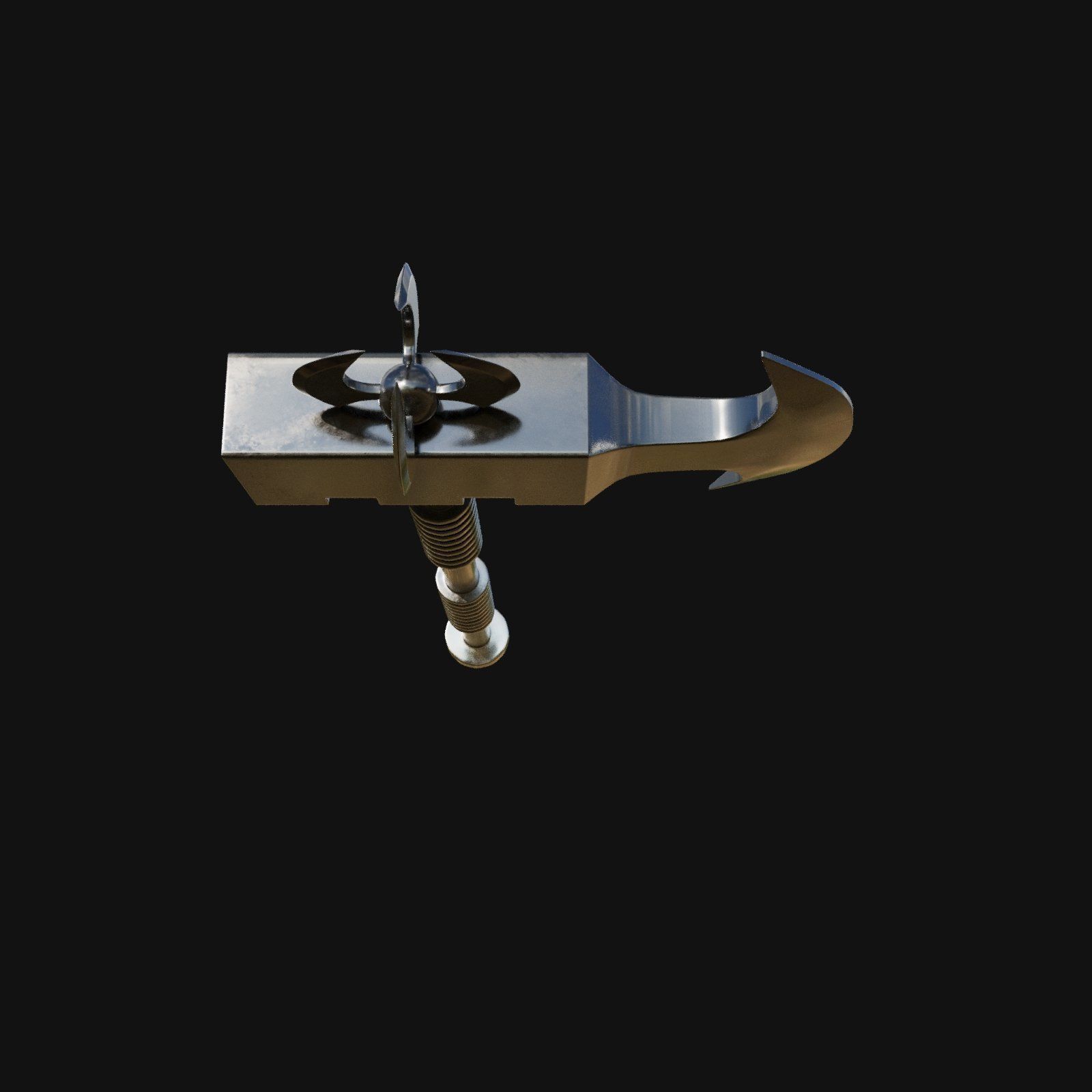 Professional Grade 3D Model of Carpenters Framing Hammer 3D model_2