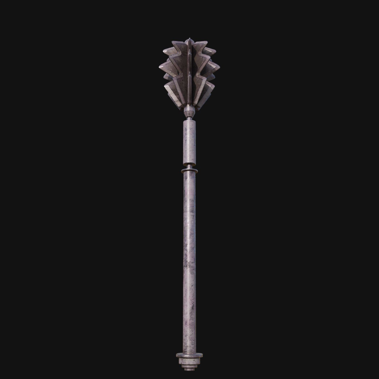 Historical Accuracy 3D Model of Medieval War Hammer 3D model_6