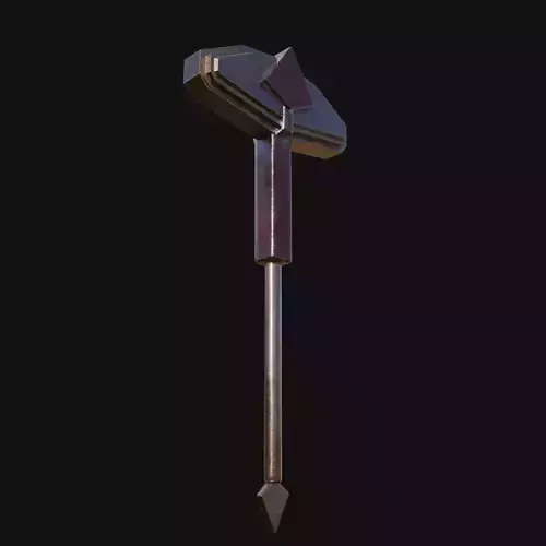 Industrial Reliability 3D Model of Pneumatic Pavement Breaker Ha