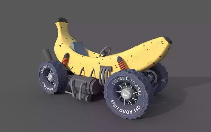 banana car