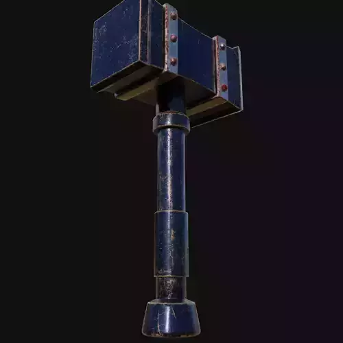 Precision Instrument 3D Model of Watchmakers Hammer 3D model
