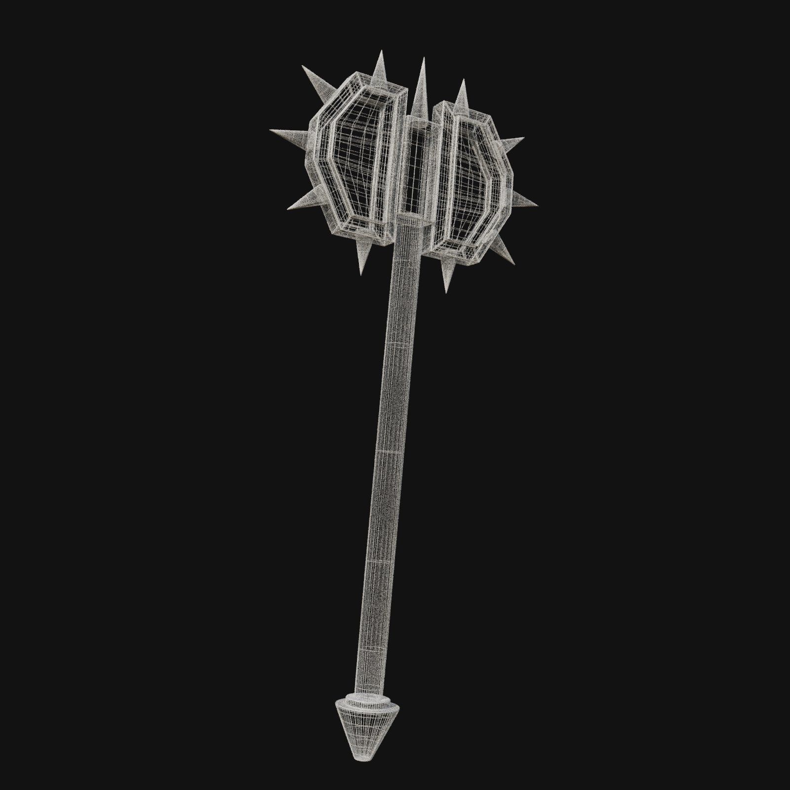 Historically Significant 3D Model of Viking War Hammer 3D model_3