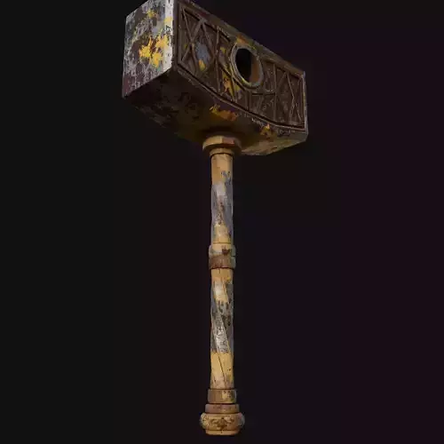 Precision Tool 3D Model of Jewelers Hammer