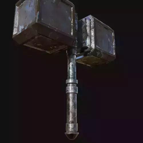 Portable 3D Model of Camping Hammer