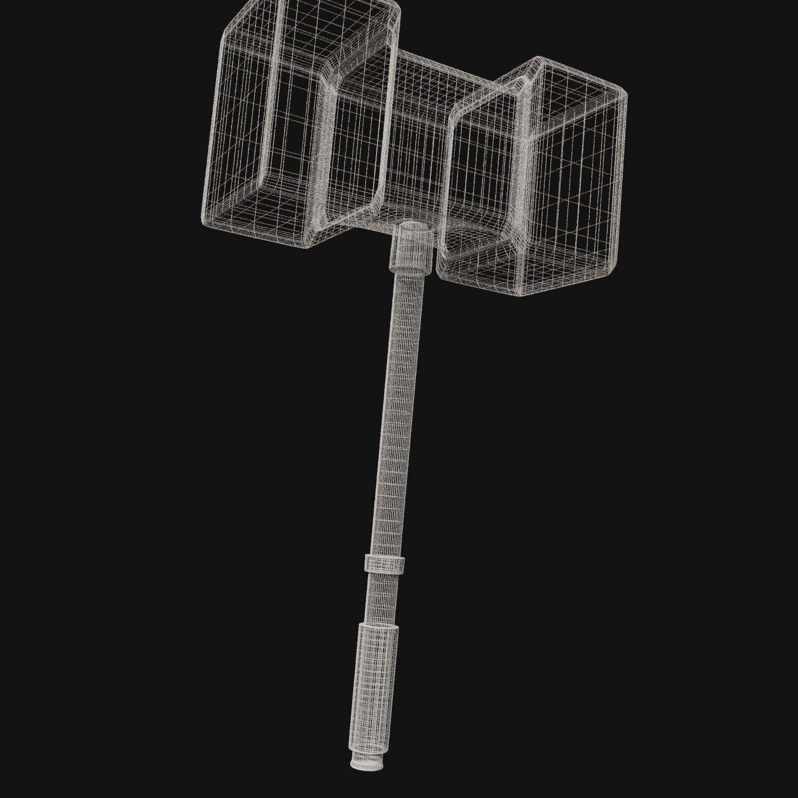 Innovative 3D Model of Pneumatic Hammer 3D model_4