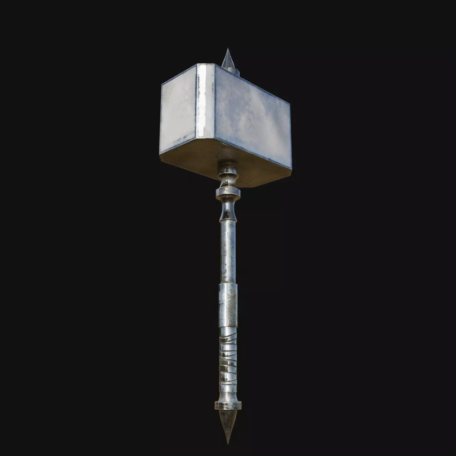 Historically Accurate 3D Model of Stone Masons Hammer 3D model_0