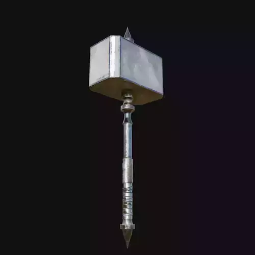 Historically Accurate 3D Model of Stone Masons Hammer