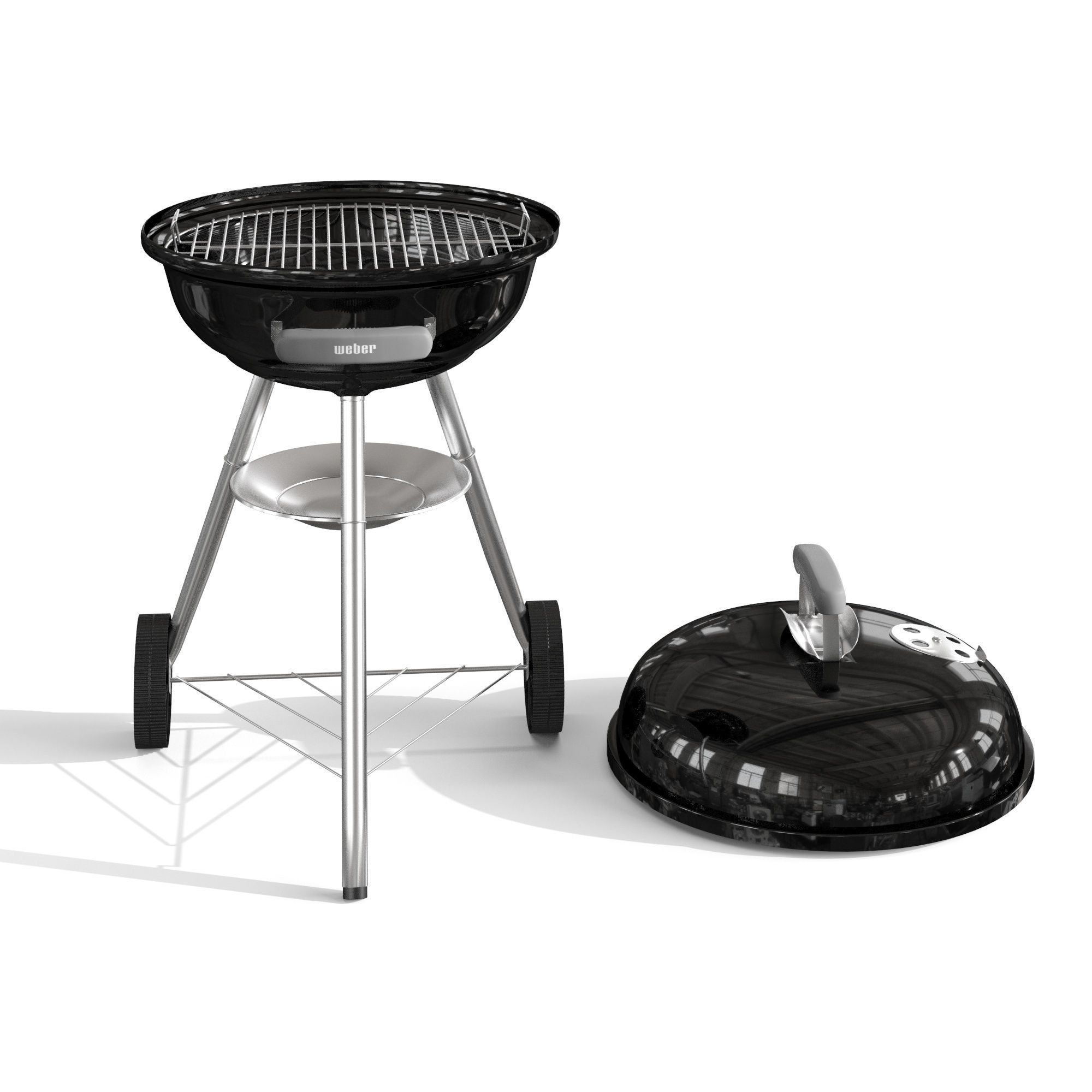 Weber Compact Kettle 3D model_4