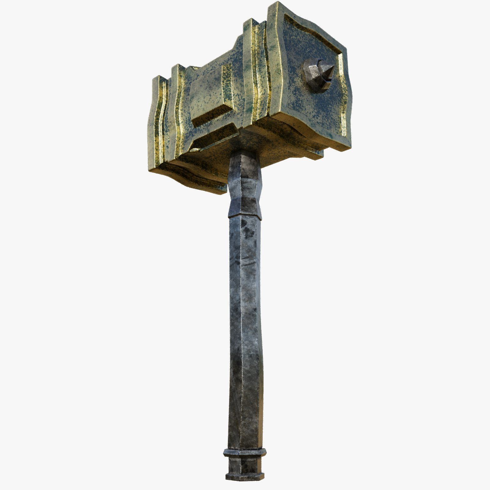 Modern 3D Model of Electric Hammer Drill 3D model_5