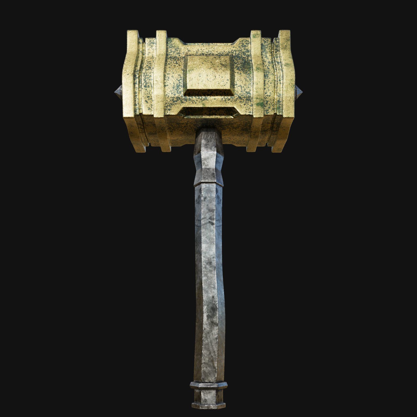 Modern 3D Model of Electric Hammer Drill 3D model_9