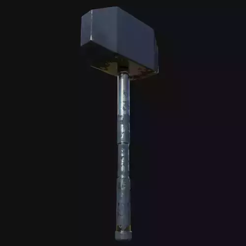 Compact 3D Model of Tack Hammer