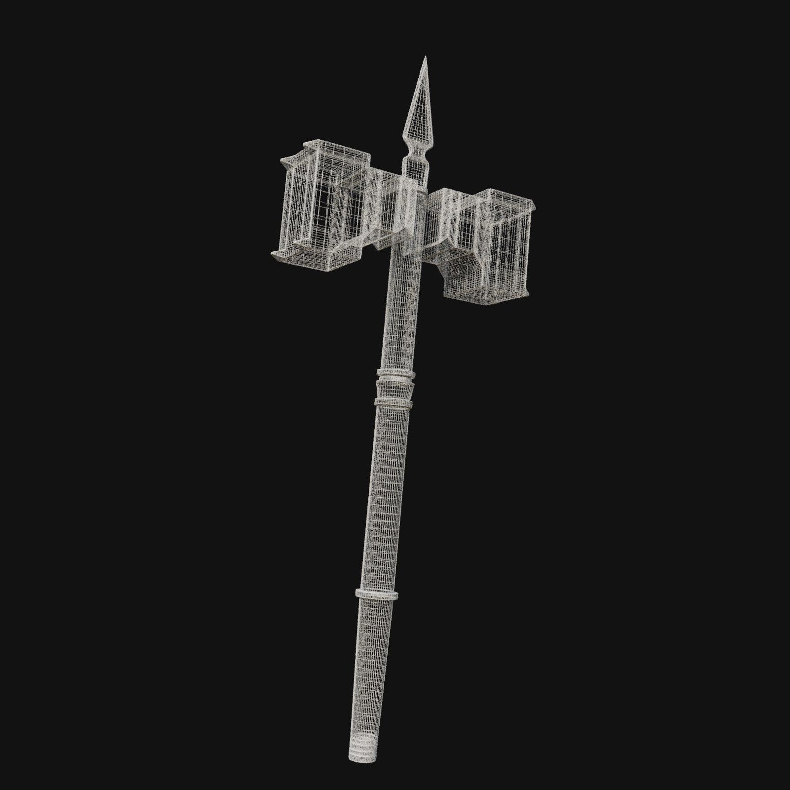 Industrial Grade 3D Model of Riveting Hammer 3D model_6