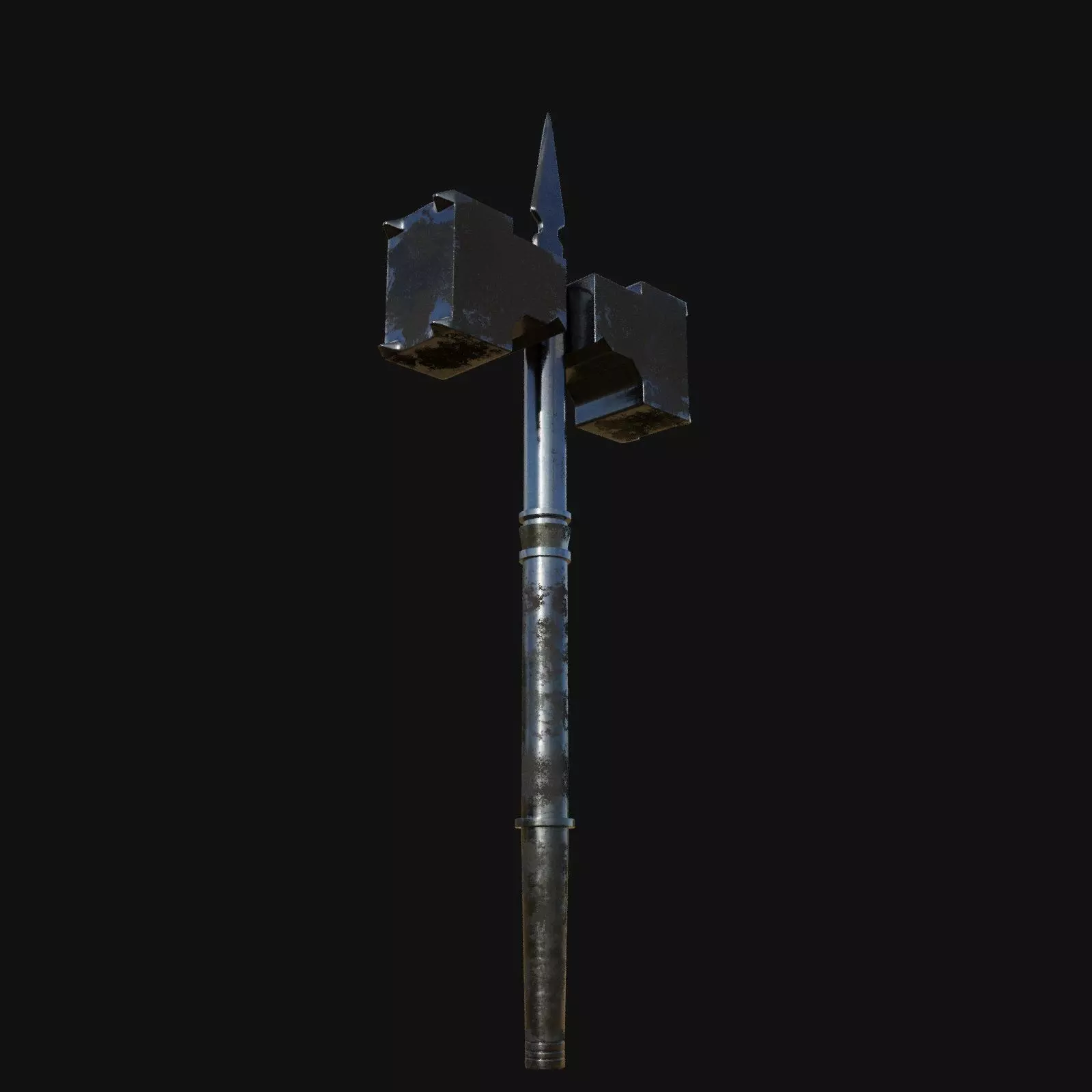 Industrial Grade 3D Model of Riveting Hammer 3D model_0