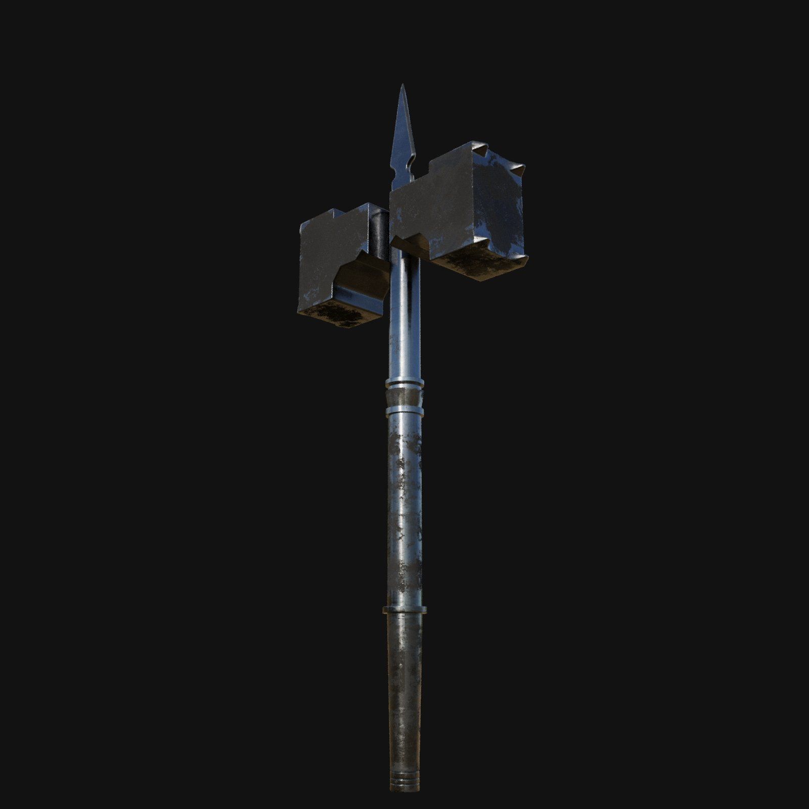 Industrial Grade 3D Model of Riveting Hammer 3D model_5