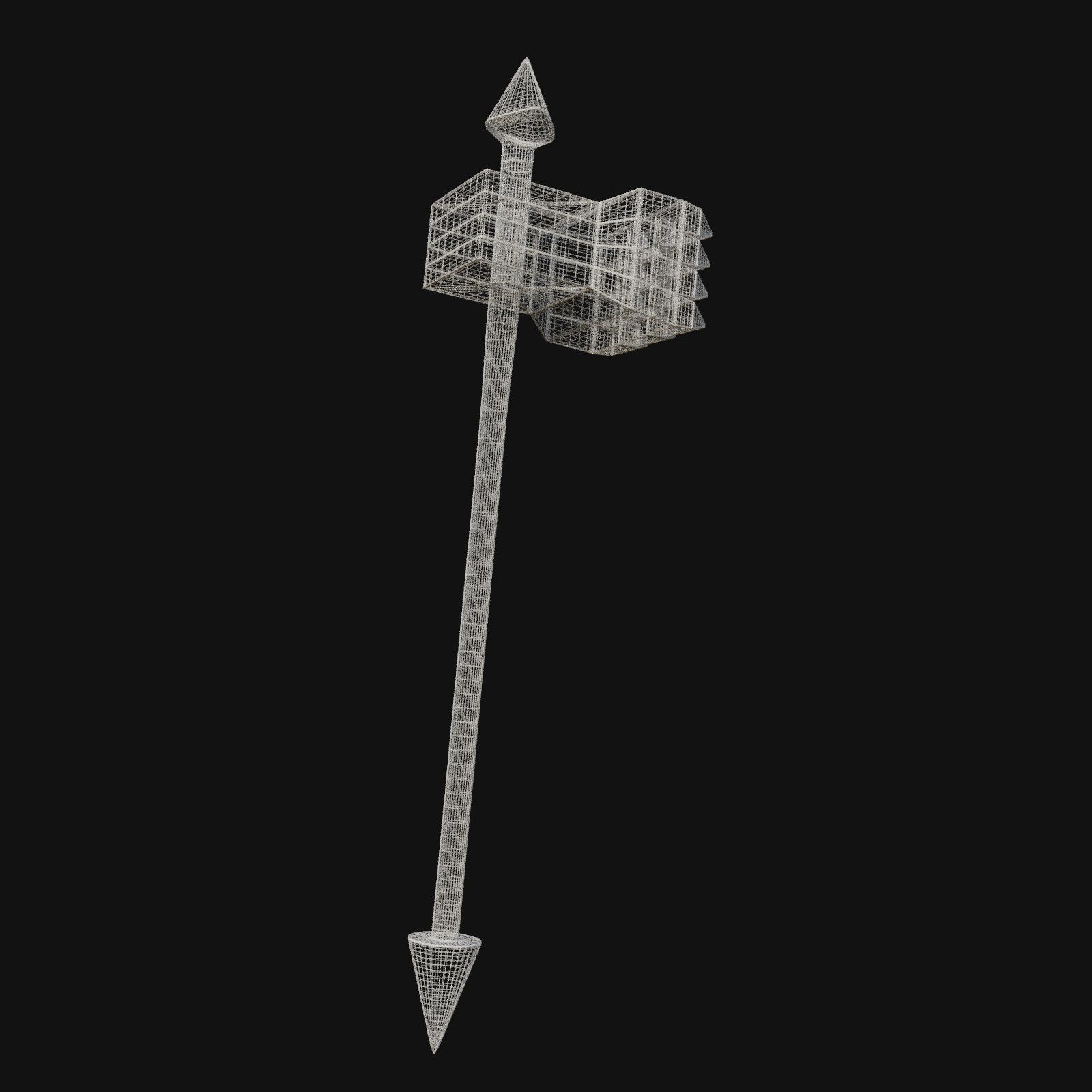 Versatile 3D Model of Multi Head Hammer Set 3D model_3