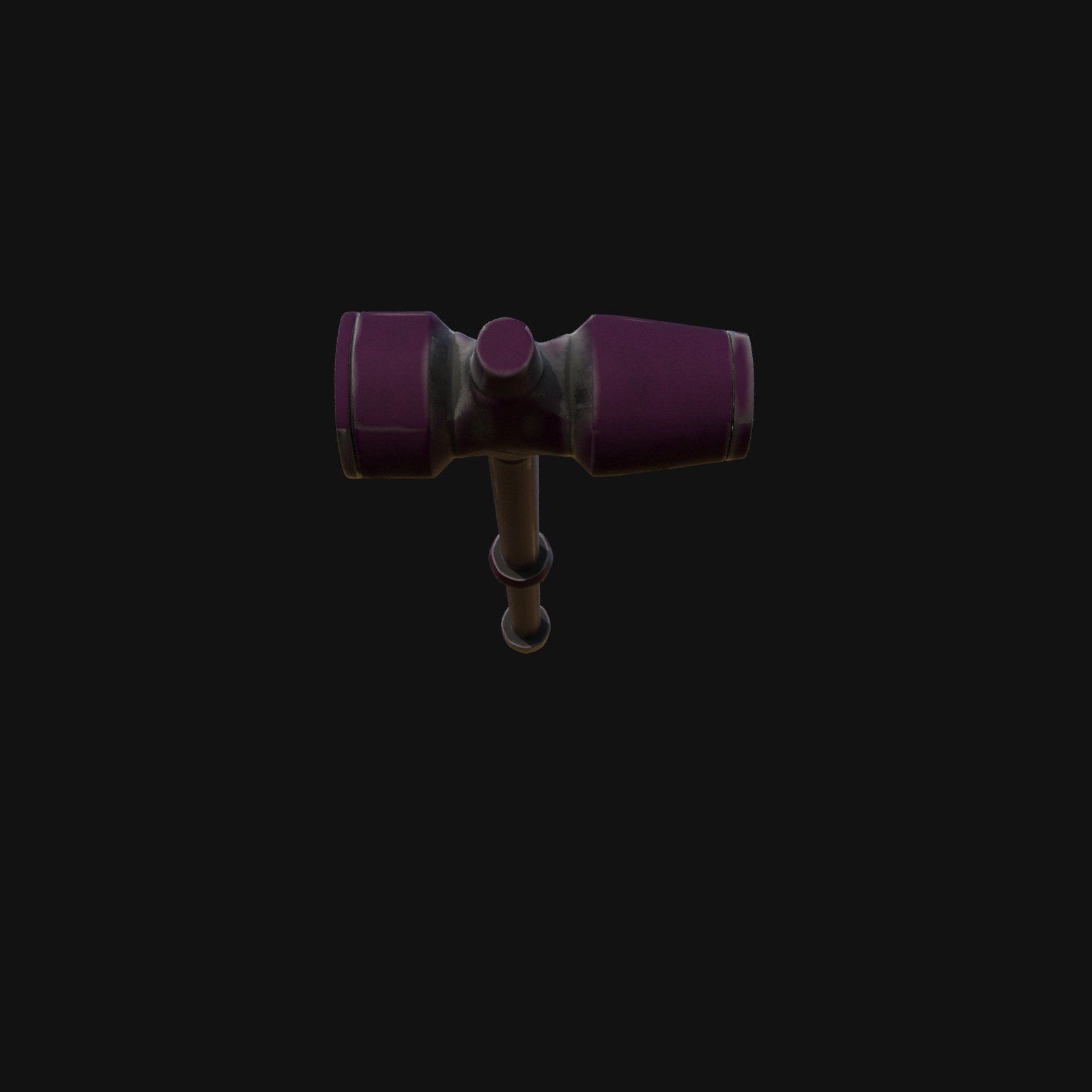 Artisan Crafted 3D Model of Blacksmith Hammer 3D model_2