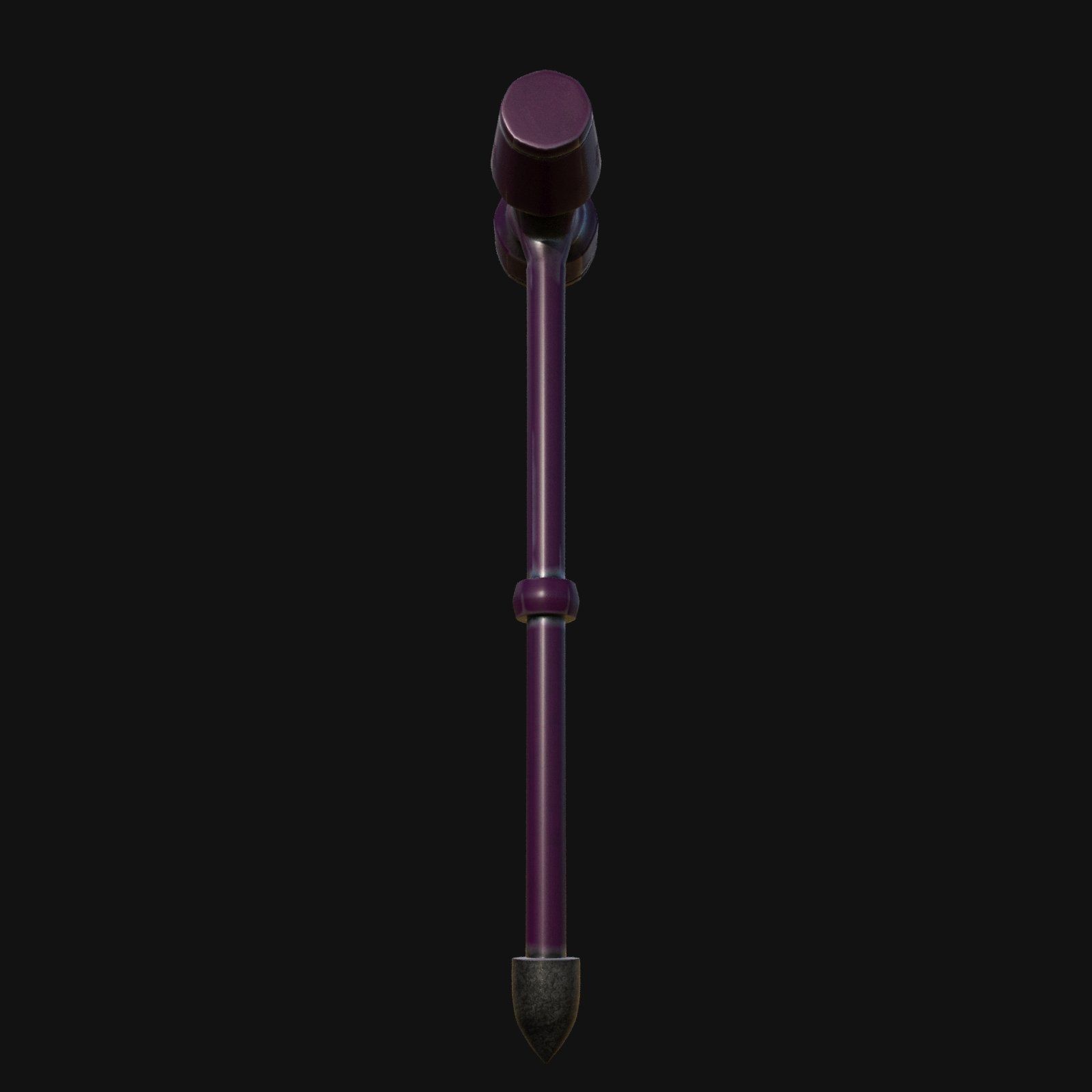 Artisan Crafted 3D Model of Blacksmith Hammer 3D model_9