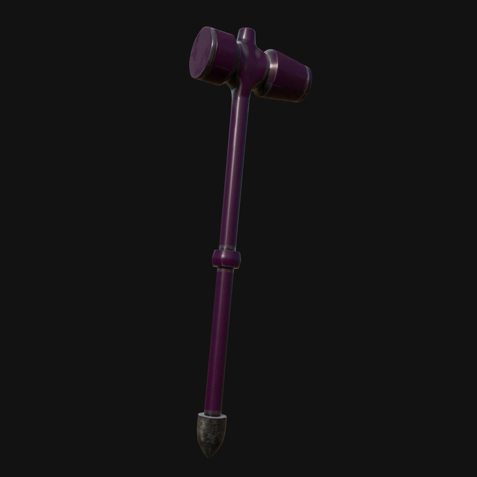 Artisan Crafted 3D Model of Blacksmith Hammer 3D model_5
