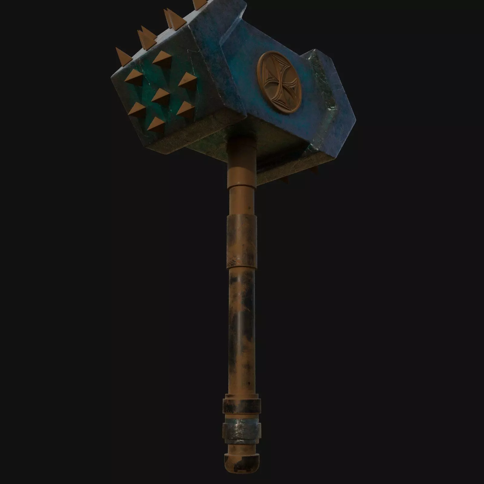 Sleek 3D Model of Ball Peen Hammer 3D model_0