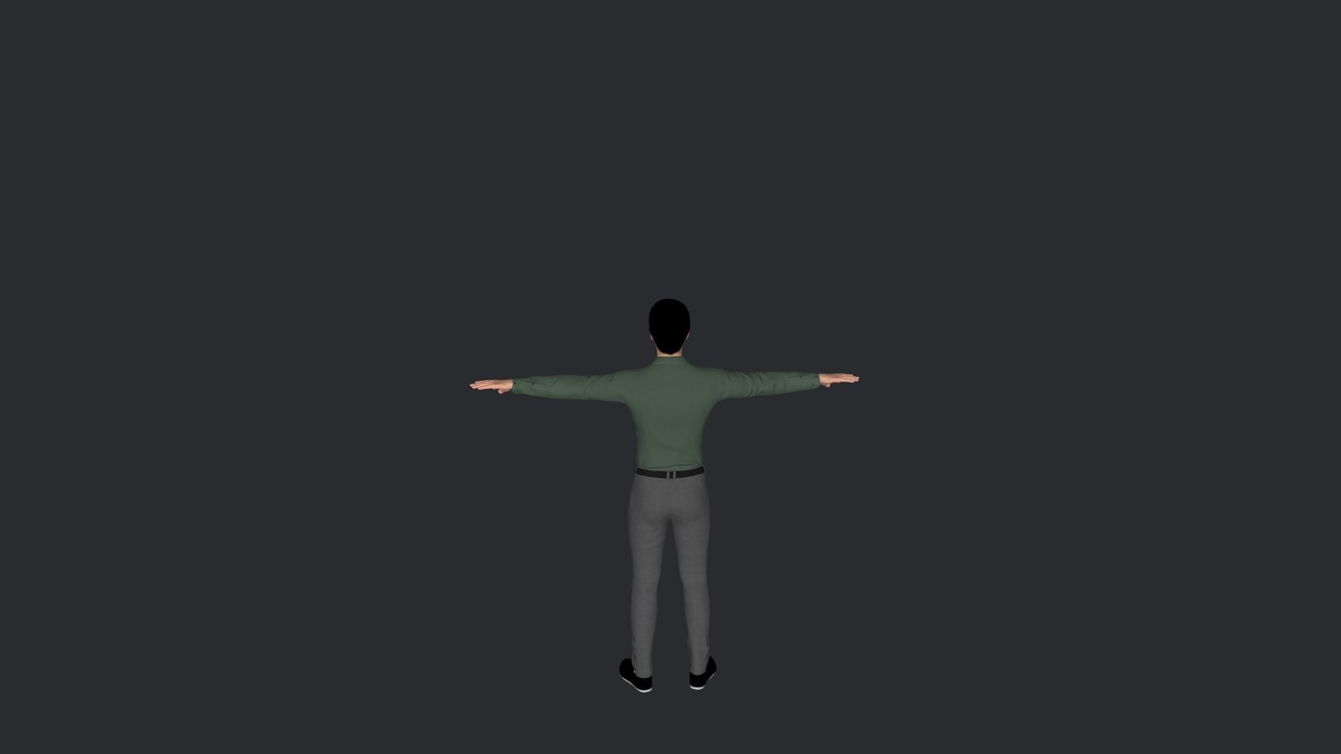 Prince Hyper Realistic Full Body Rigged Character 3D model_1