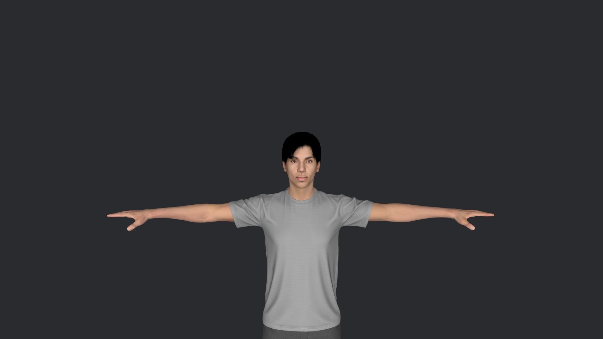 Prince Hyper Realistic Full Body Rigged Character 3D model_19