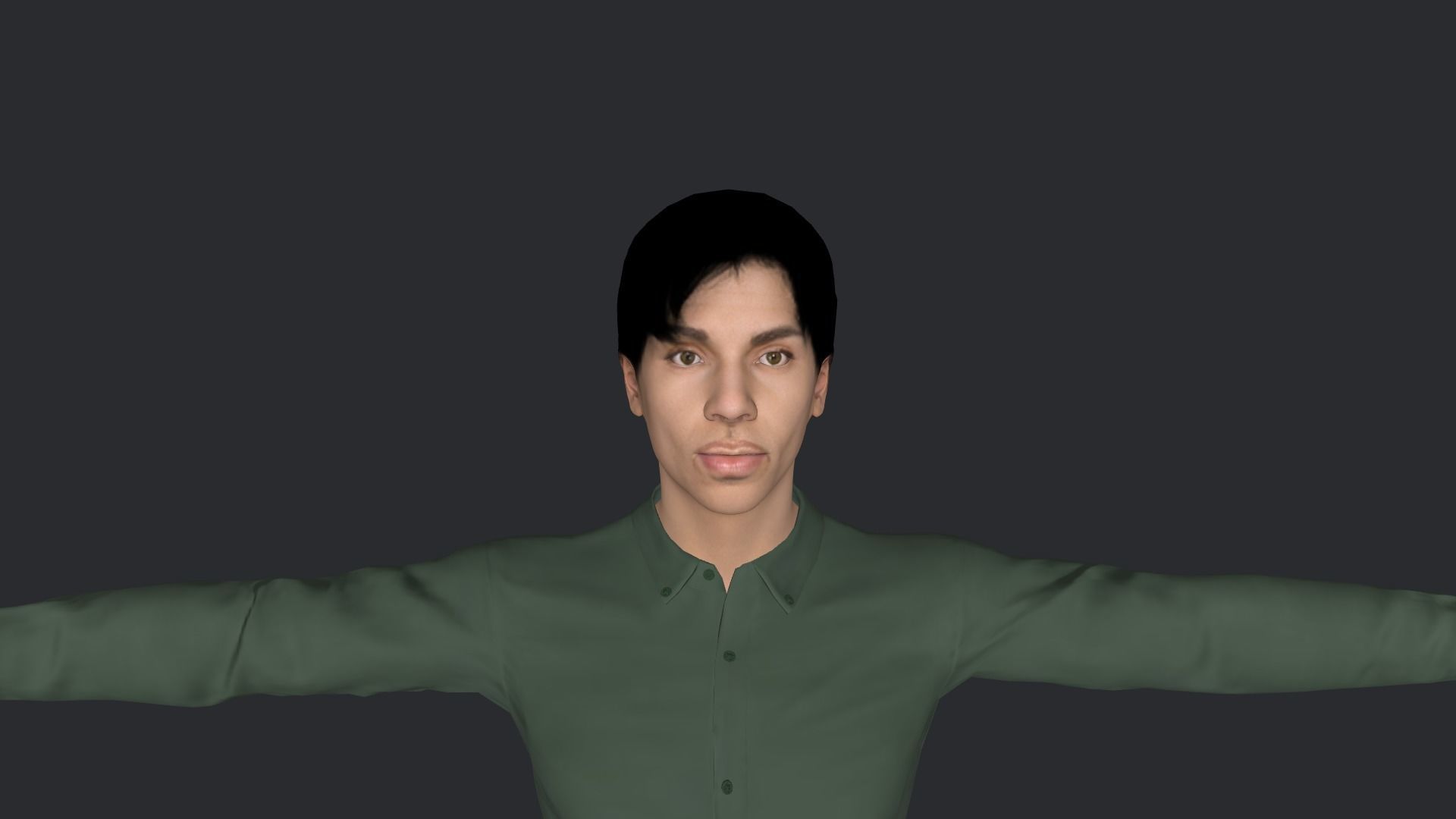 Prince Hyper Realistic Full Body Rigged Character 3D model_26