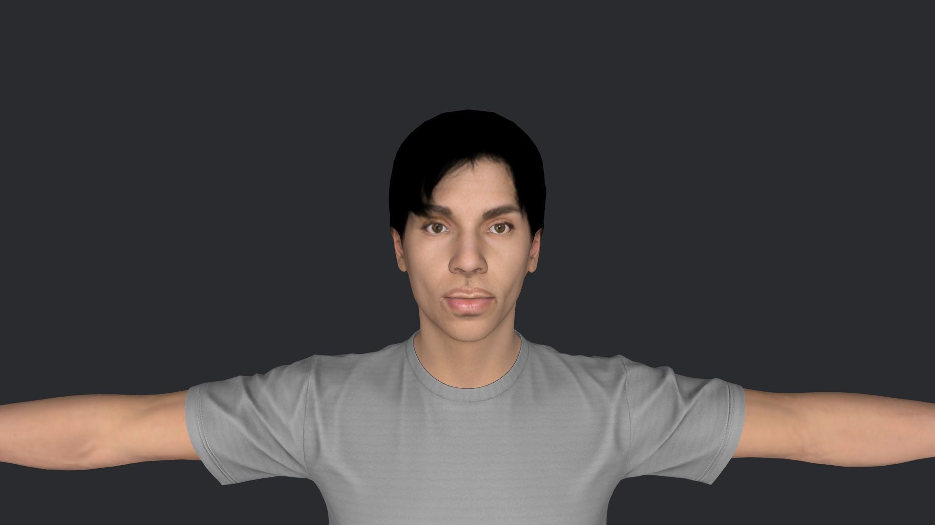 Prince Hyper Realistic Full Body Rigged Character 3D model_18