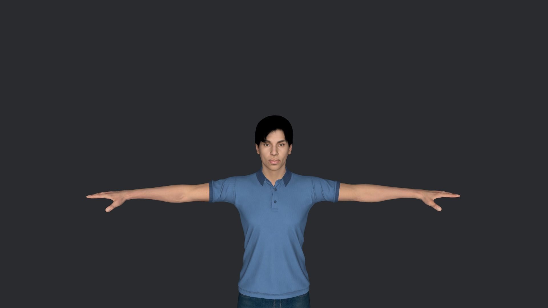 Prince Hyper Realistic Full Body Rigged Character 3D model_14