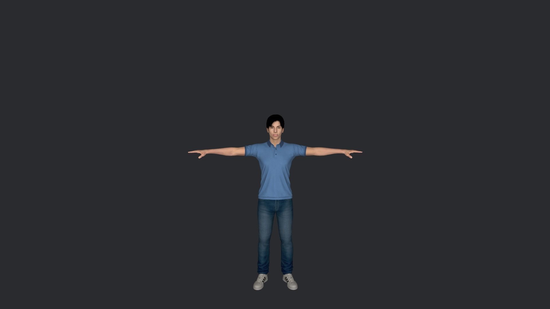 Prince Hyper Realistic Full Body Rigged Character 3D model_15