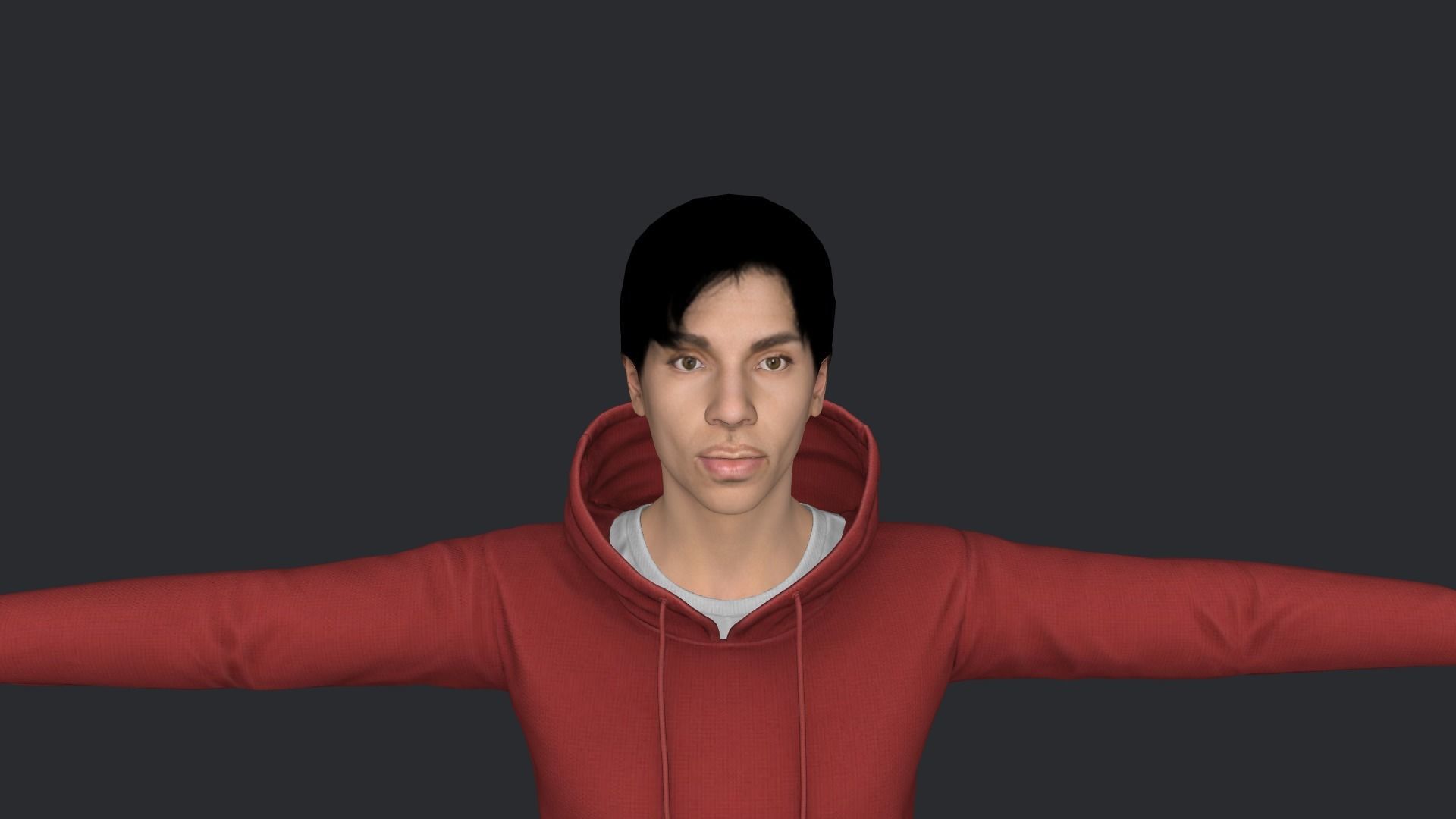 Prince Hyper Realistic Full Body Rigged Character 3D model_7