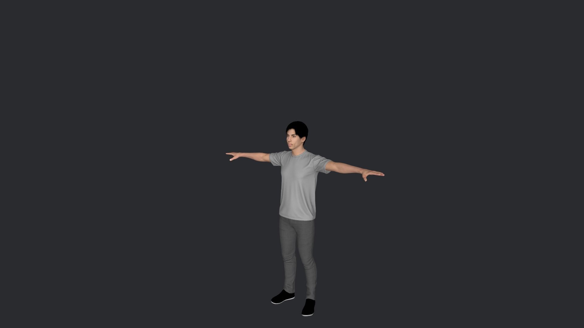 Prince Hyper Realistic Full Body Rigged Character 3D model_21