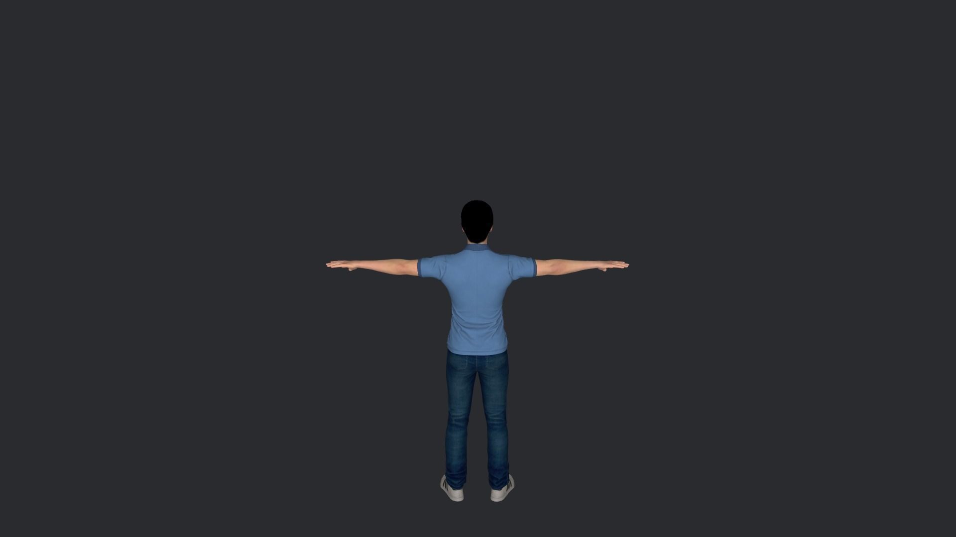 Prince Hyper Realistic Full Body Rigged Character 3D model_17
