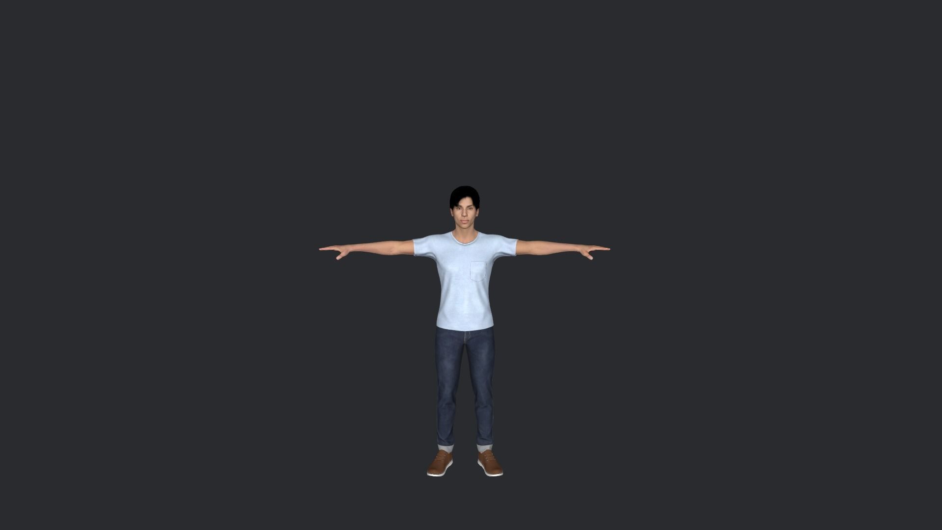 Prince Hyper Realistic Full Body Rigged Character 3D model_4