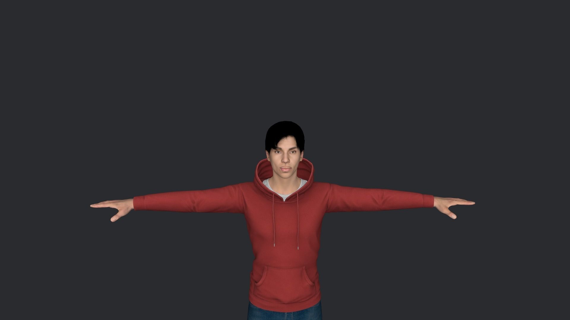 Prince Hyper Realistic Full Body Rigged Character 3D model_8