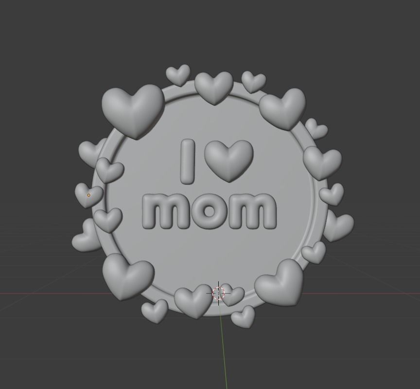 Mother Day 3d Illustration Icon Pack  3D model_24