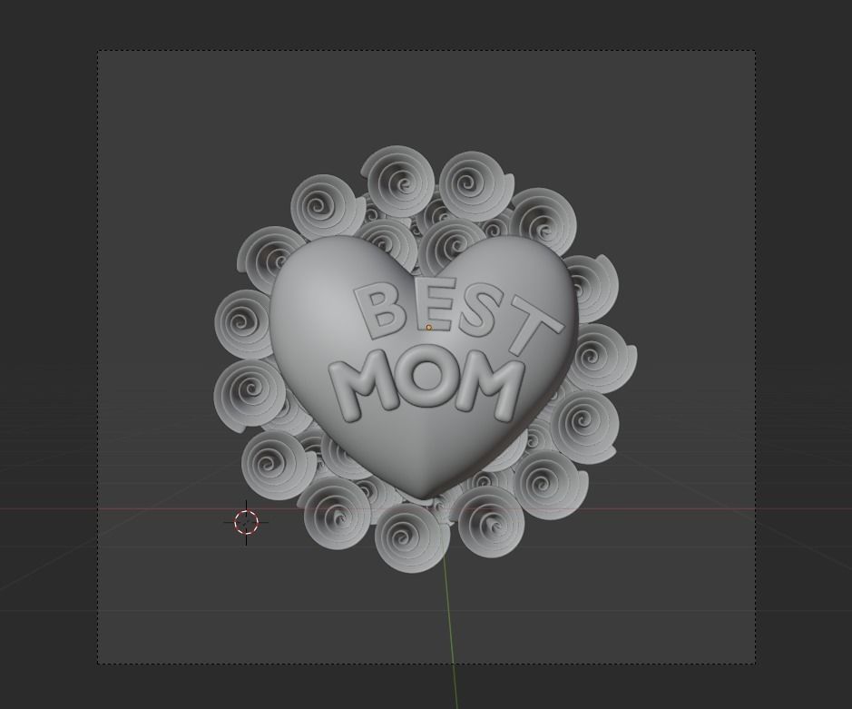 Mother Day 3d Illustration Icon Pack  3D model_20