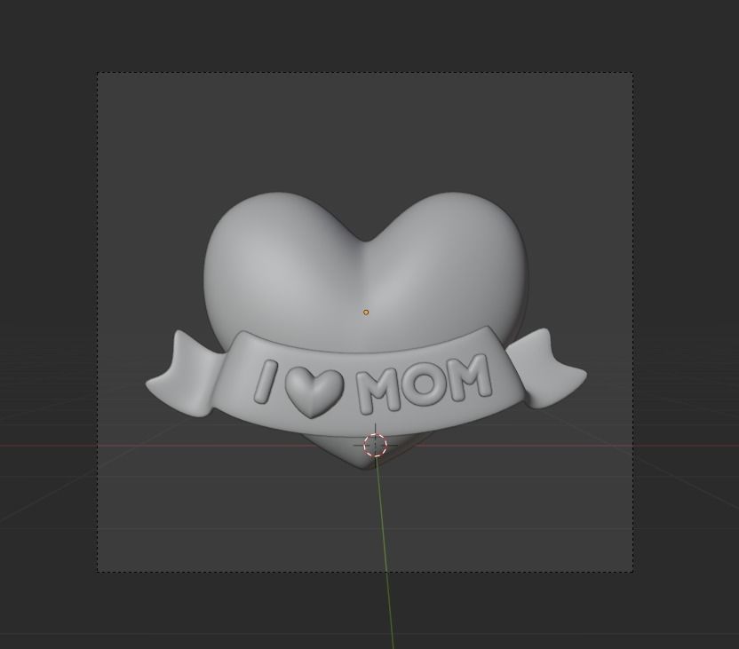 Mother Day 3d Illustration Icon Pack  3D model_12