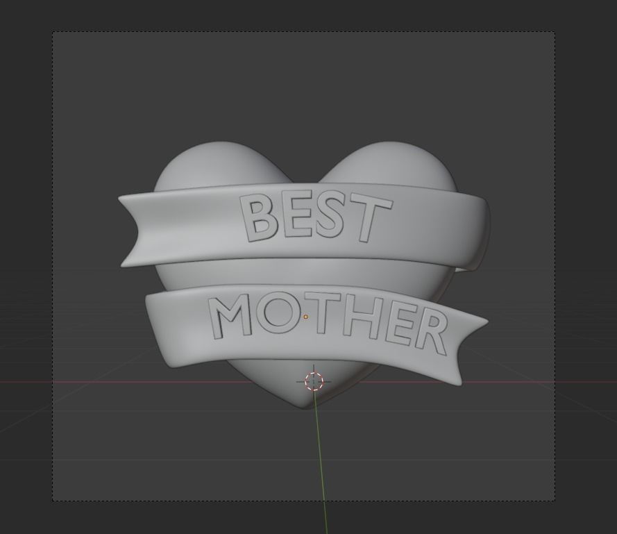 Mother Day 3d Illustration Icon Pack  3D model_14
