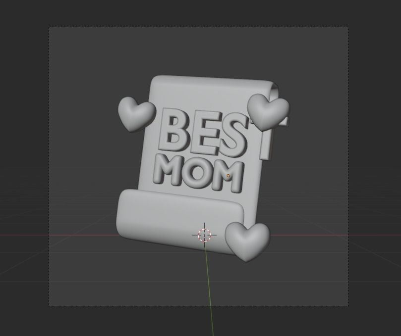 Mother Day 3d Illustration Icon Pack  3D model_18