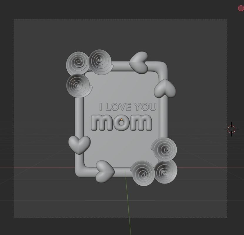 Mother Day 3d Illustration Icon Pack  3D model_22