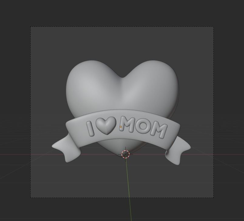 Mother Day 3d Illustration Icon Pack  3D model_13