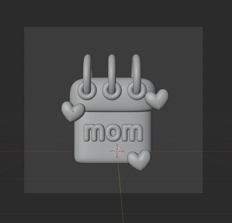 Mother Day 3d Illustration Icon Pack  3D model_17
