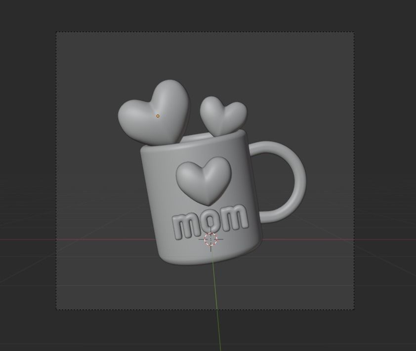 Mother Day 3d Illustration Icon Pack  3D model_7