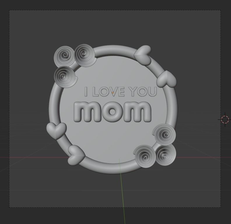Mother Day 3d Illustration Icon Pack  3D model_29
