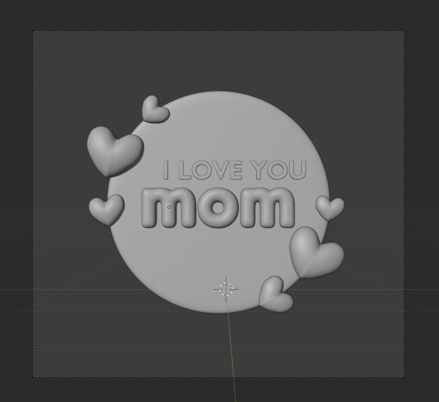 Mother Day 3d Illustration Icon Pack  3D model_15