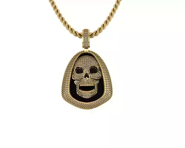 Skull Diamond Pendants