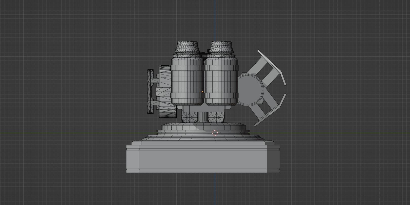 Mech Turret -Textured 3D model_21